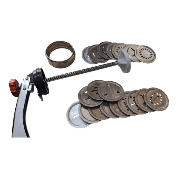 Marcato Biscuit Maker‎ Cookie Press With 20 Attachments Made In Italy - Picture 3 of 7